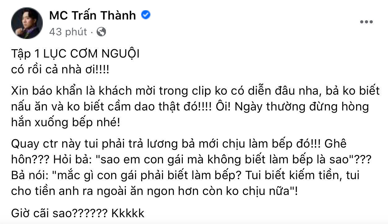 Hari Won lấy chồng 5 năm, không biết nấu ăn tự tin tuyên bố: Tôi biết kiếm tiền, tôi cho tiền chồng ra ngoài ăn