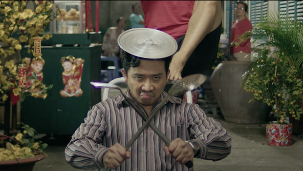 Tạo hình của MC Trấn Thành trong phim 'Hẻm cụt'