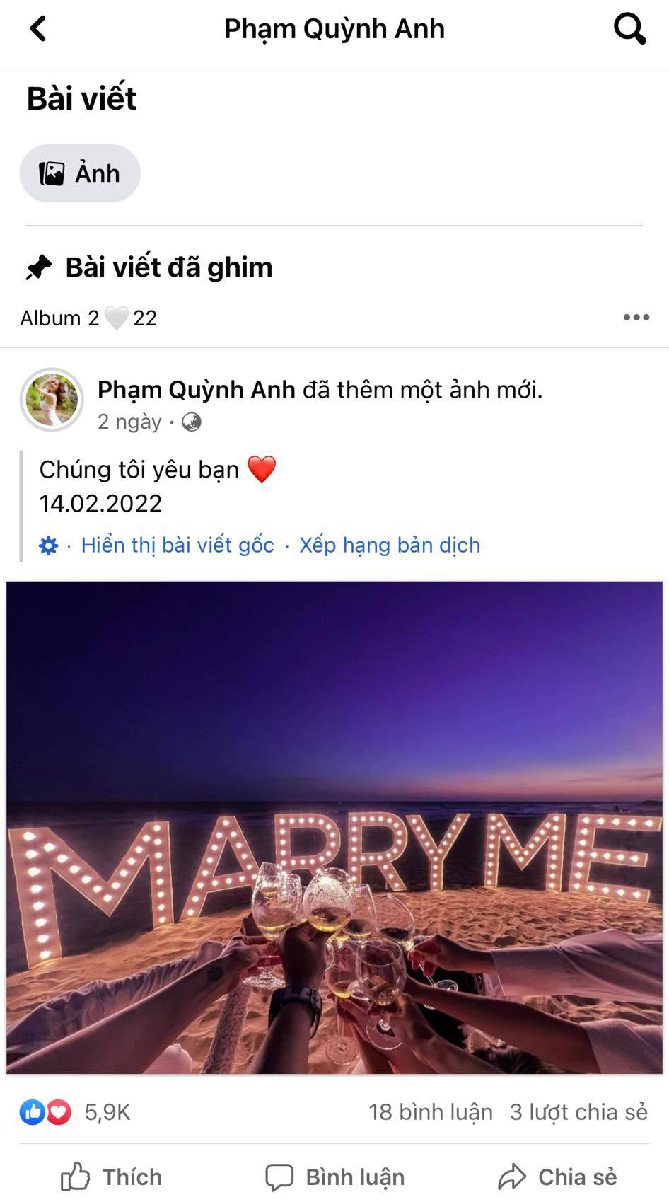 Loạt hint cho thấy Phạm Quỳnh Anh sắp lên xe hoa lần 2, đã được nửa kia cầu hôn?