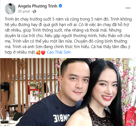 Cao Thái Sơn chốt tên con trai với Angela Phương Trinh, tuyên bố hốt ai muốn bóc phốt vợ tương lai