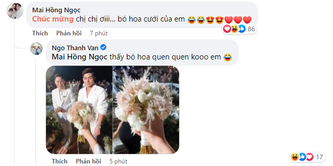 Hoa cưới của Đông Nhi và Ông Cao Thắng hiệu nghiệm với Ngô Thanh Vân Đây là chia sẻ của Đông Nhi khi thấy Ngô Thanh Vân và Huy Trần sắp đám cưới