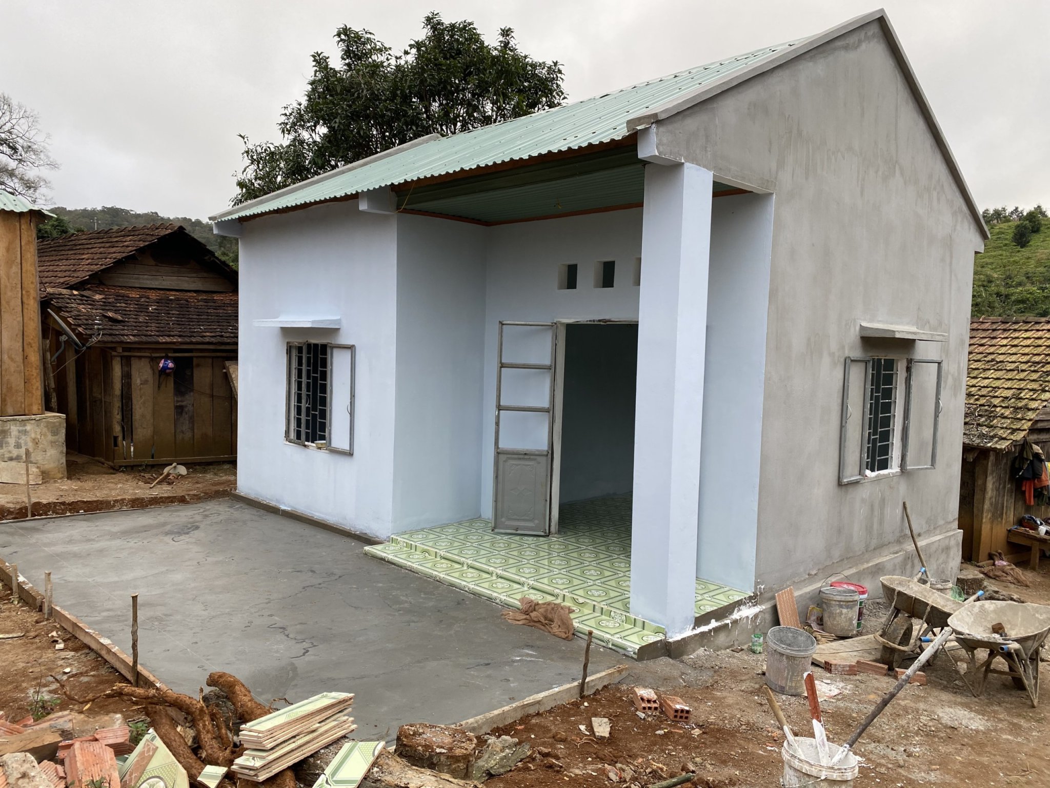 Căn nhà Hạnh Phúc ở huyện Kbang, Gia Lai đã được hoàn thành
