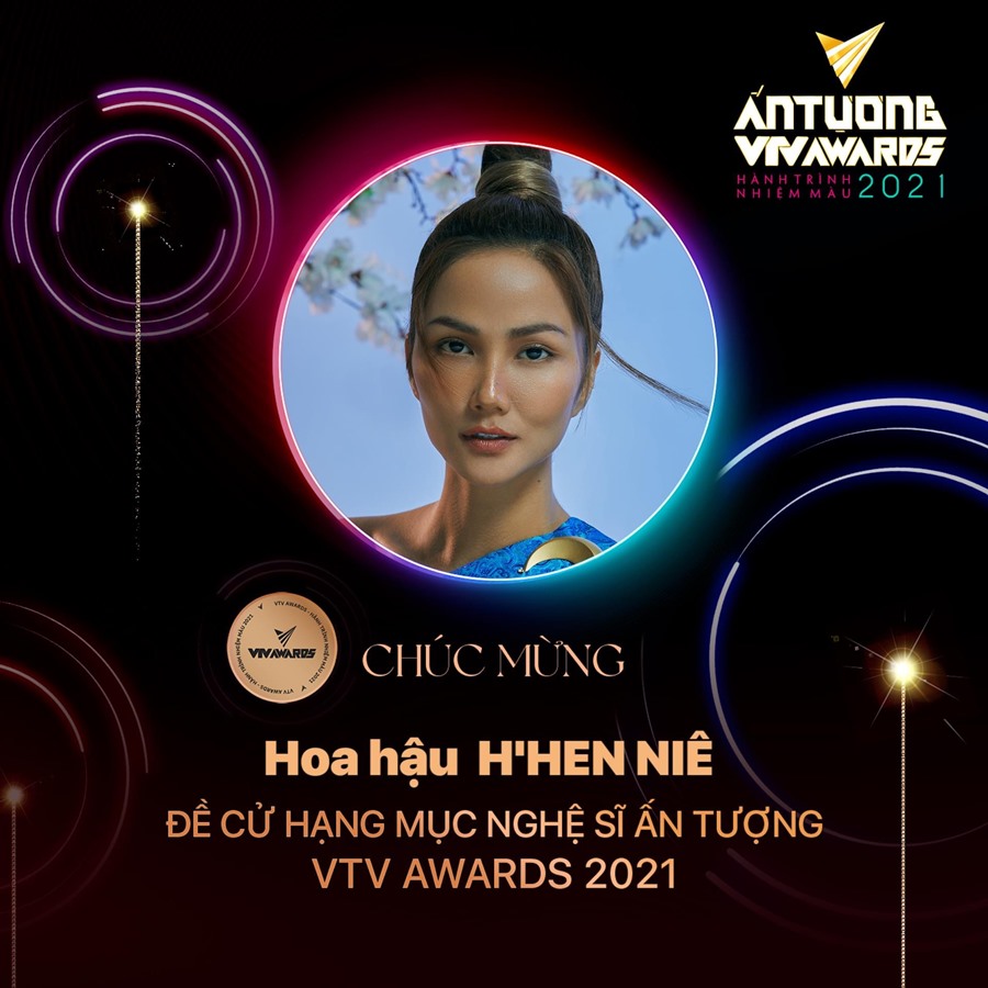 H'Hen Niê được đề cử giải Nghệ sĩ Ấn tượng của năm tại VTV Award 2021