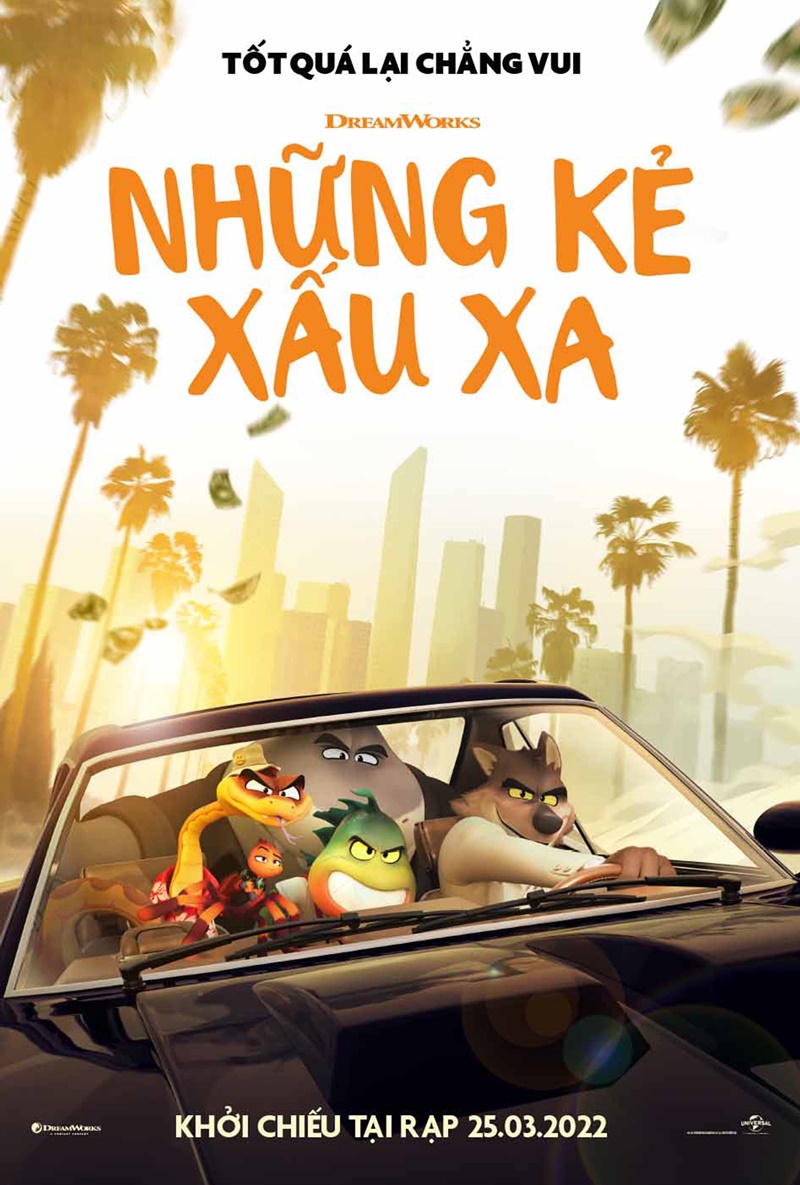 The Bad Gúy - Những Kẻ Xấu Xa ấn định ngày khởi chiếu tại Việt Nam, ra mắt trước Bắc Mỹ 3 tuần