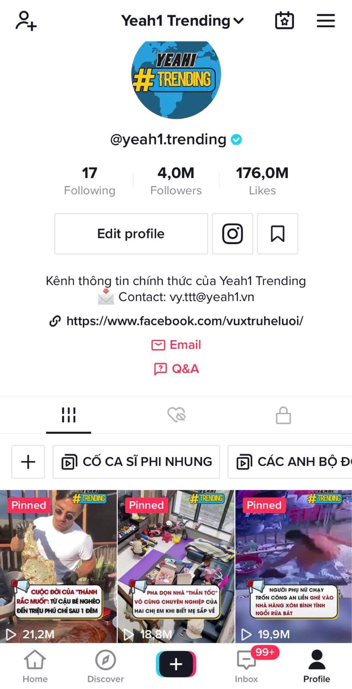 Kênh TikTok “Yeah1 Trending” lọt Top 3 các kênh TikTok về tin tức nổi bật tại Việt Nam năm 2021 Kênh TikTok “Yeah1 Trending” lọt Top 3 các kênh TikTok về tin tức nổi bật tại Việt Nam năm 2021 - ảnh 2