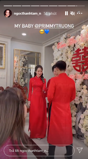 Cô dâu Primmy Trương xinh đẹp trong ngày trọng đại của mình