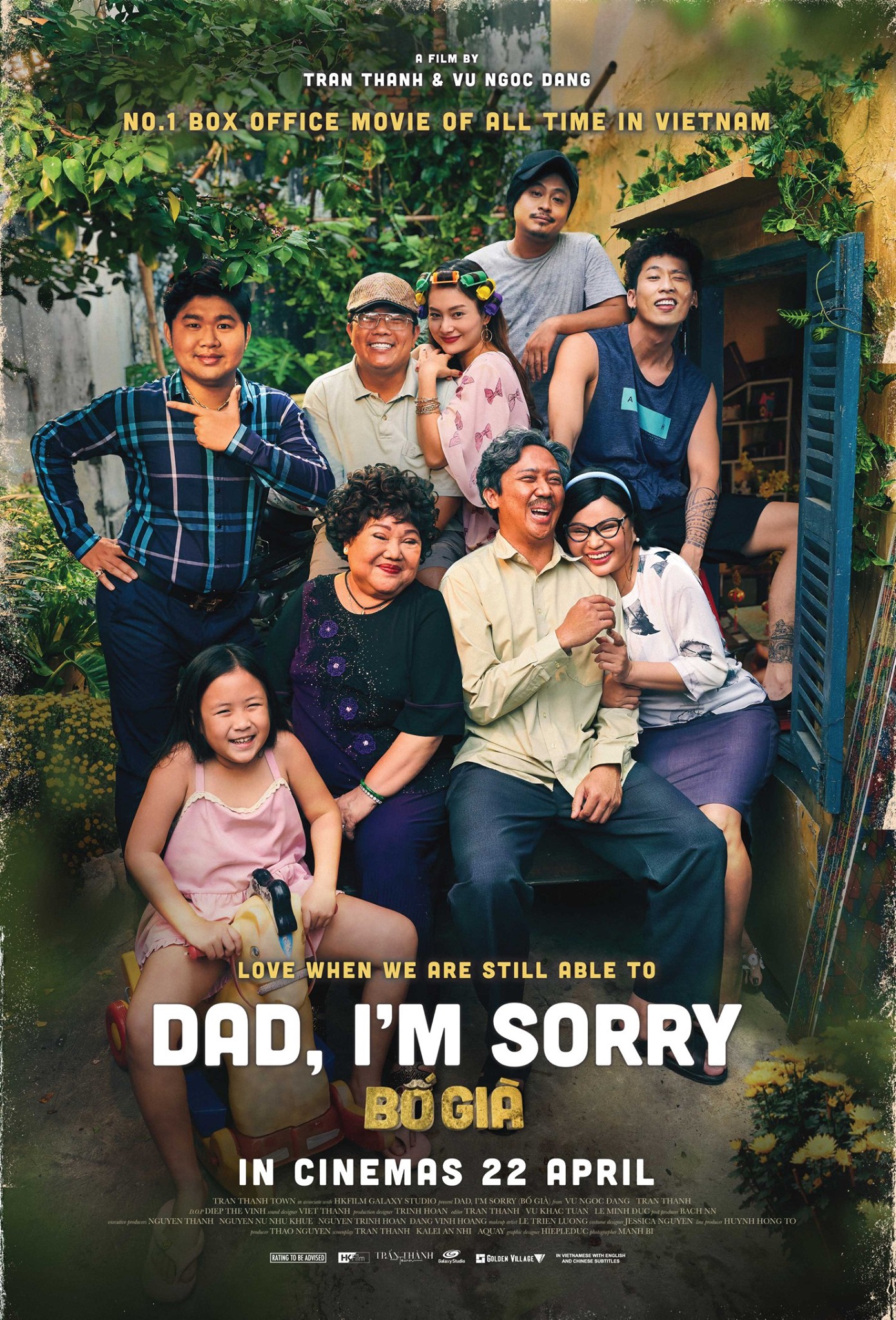 'Bố già' của Trấn Thành hôm nay sẽ khởi chiếu tại Malaysia và Singapore