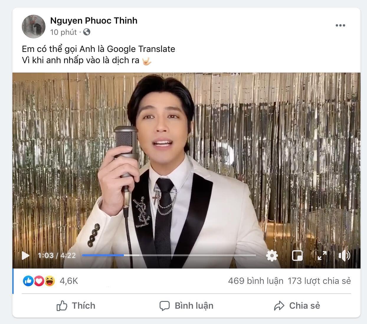 Noo Phước Thịnh tung clip hát hò thu hút sự quan tâm của khán giả.