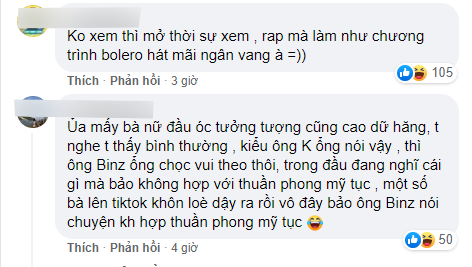 Phản ứng trái chiều của của netizen Việt sau câu nói đậm chất của Binz trong tập 1 Rap Việt mùa 2.