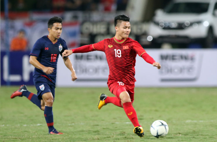 Quang Hải thi đấu tỏa sáng ở Hiệp 2 nhưng vẫn không thể ghi bàn.