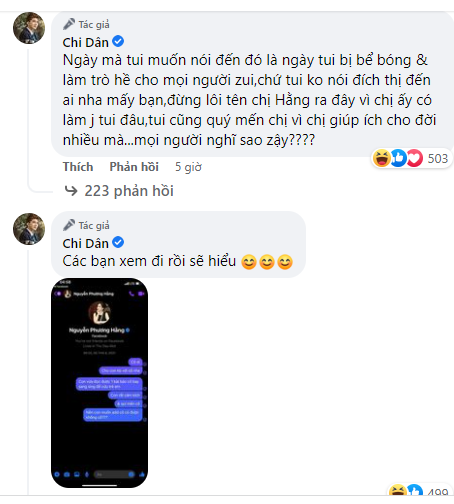 Một nam ca sĩ tiết lộ từng nhắn tin CEO Phương Hằng xin kết bạn,  quý mến đàn chị vì tấm lòng nhân ái