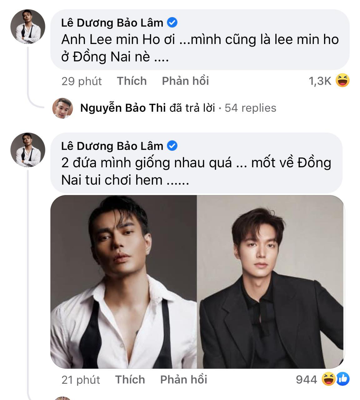 Lê Dương Bảo Lâm chính thức gửi lời mời đến Lee Min Ho về Đồng Nai chơi khiến fan cười xỉu