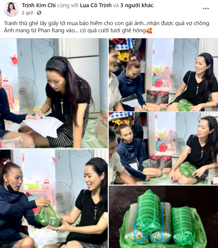 Trịnh Kim Chi giữ lời hứa, làm thủ tục mua bảo hiểm cho con gái Thương Tín, ấm lòng trước món quà quê