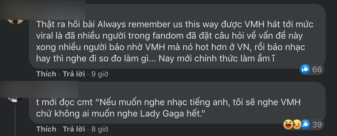 Người hâm mộ cũng 'cảm thấy lạ' khi Văn Mai Hương sử dụng ca khúc của Lady Gaga trong các hoạt động kiếm tiền