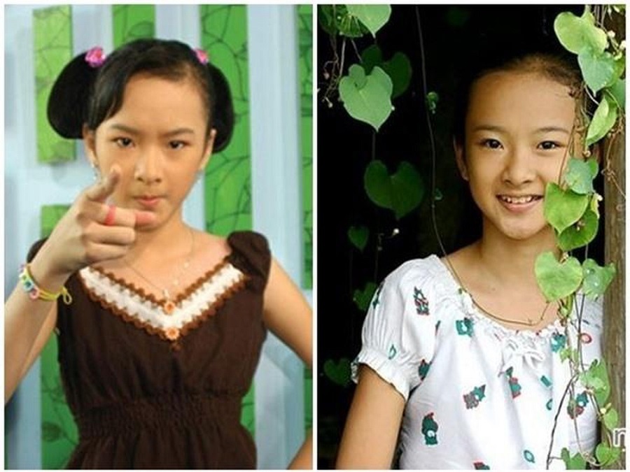 Angela Phương Trinh nổi tiếng từ khá sớm qua các vai diễn trong phim Mùi ngò gai, Người mẹ nhí...