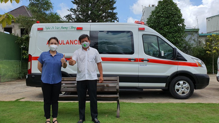 Nghệ sĩ Việt Hương trao tặng chiếc xe thứ 5 hỗ trợ đội cứu hộ y tế, giá trị lên đến 400 triệu đồng - ảnh 3