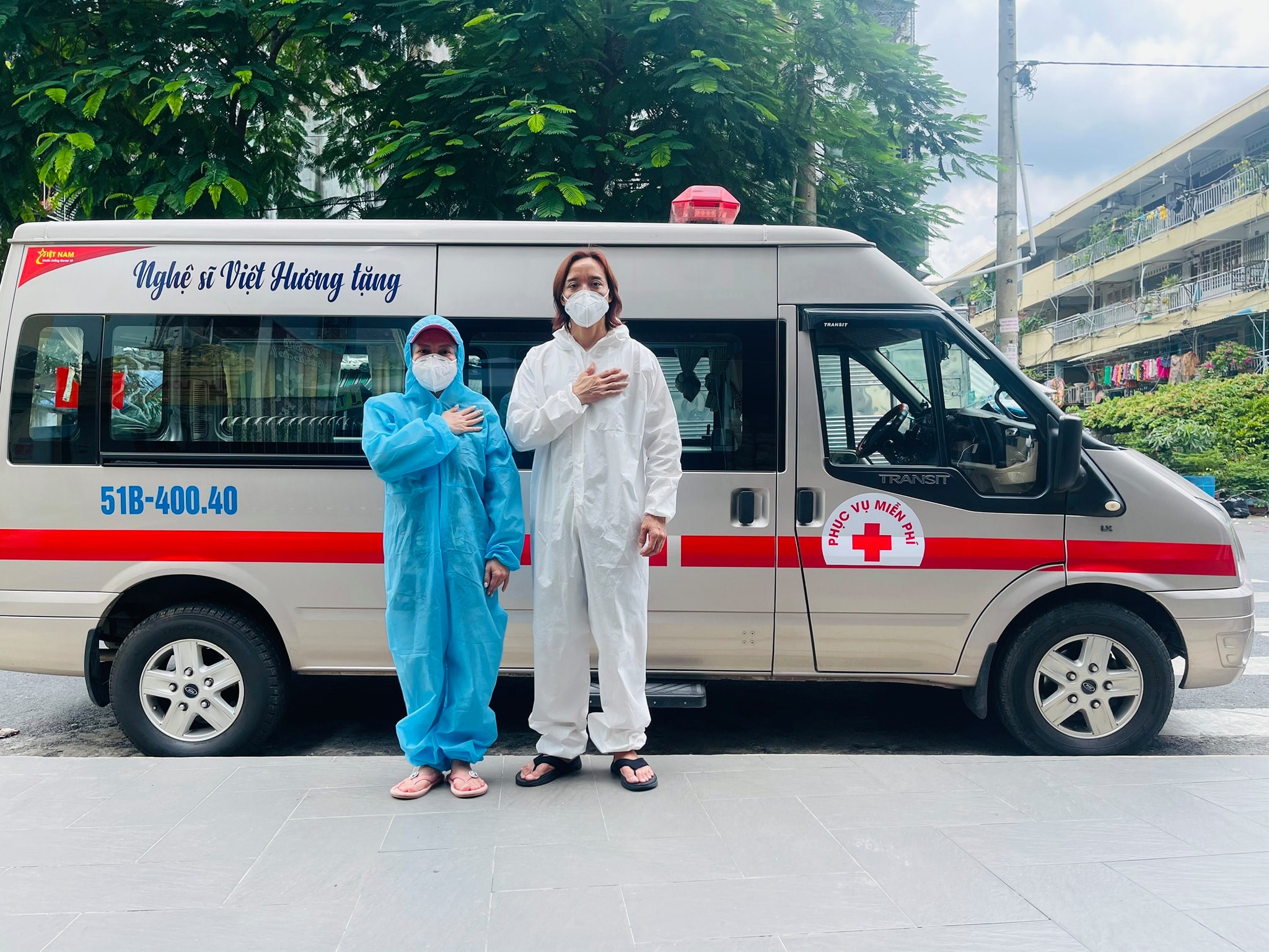 Chiếc xe thứ 5 - chuyên dụng chạy y tế giá 400 triệu được nghệ sĩ Việt Hương mua tặng hỗ trợ công tác chống dịch tại TP.HCM