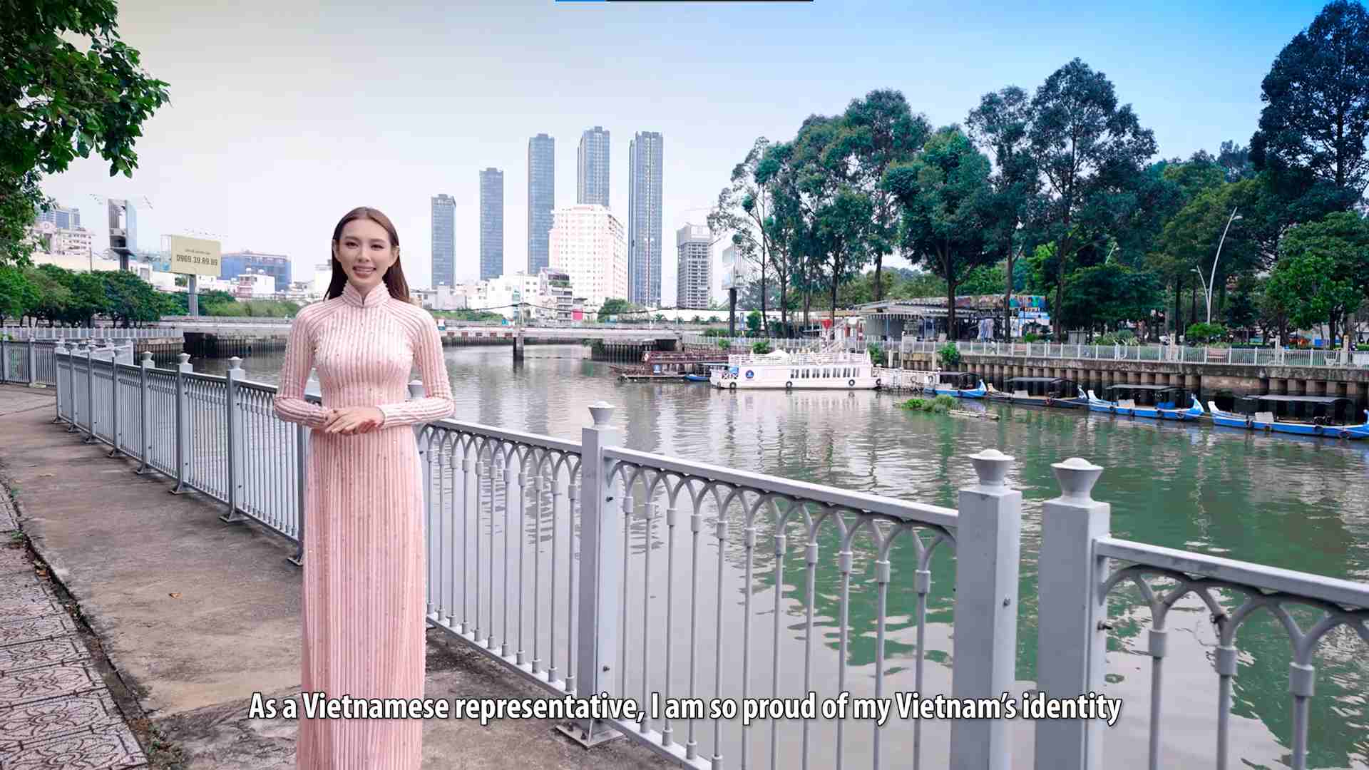 Thùy Tiên nói tiếng Anh trôi chảy tại Miss Grand International, quảng bá du lịch Việt Nam đến bạn bè quốc tế - ảnh 3