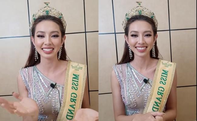 Tân Miss Grand International 2021 - Nguyễn Thúc Thùy Tiên tâm sự thấy nhớ Việt Nam và thèm bông lan trứng muối