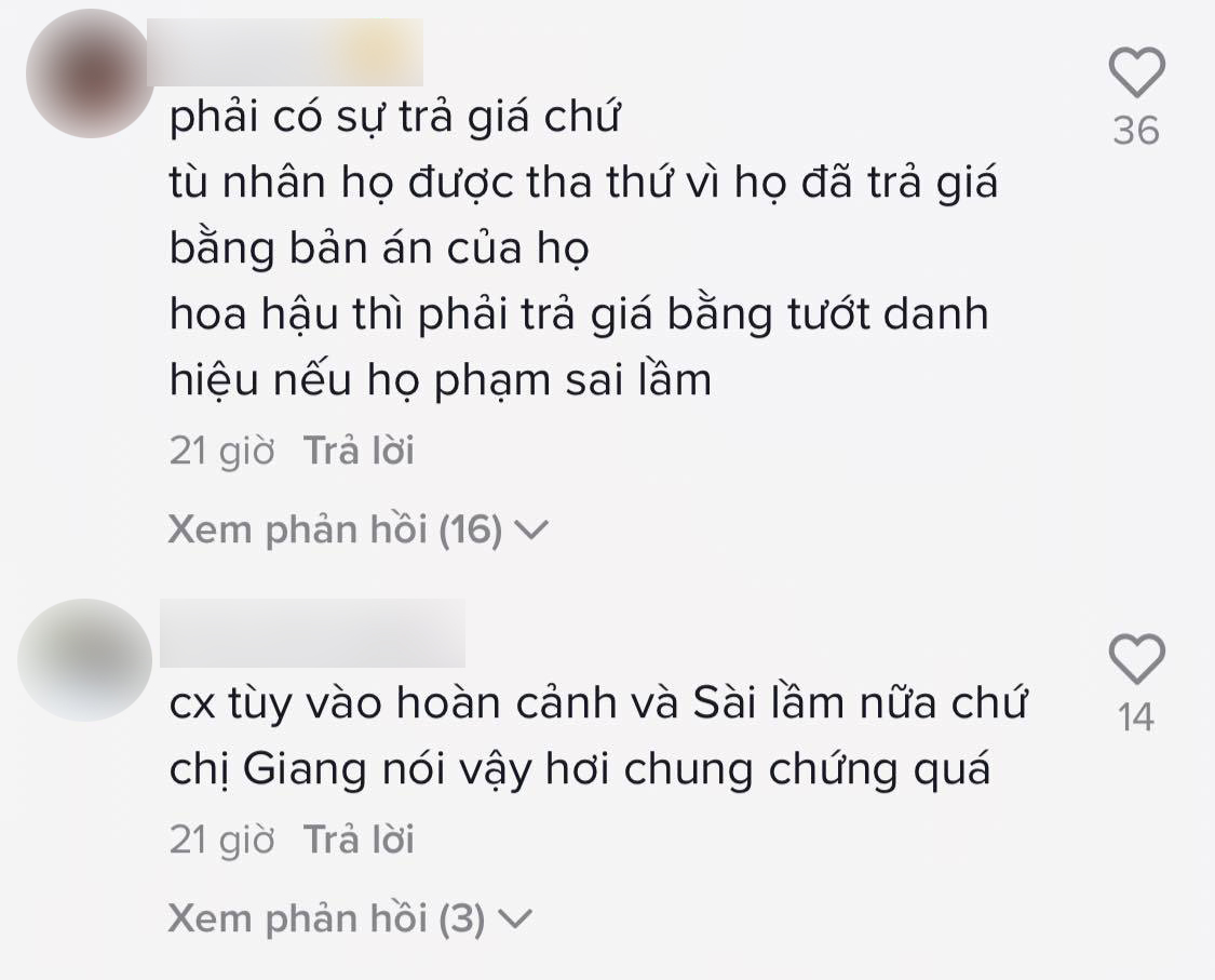 Hương Giang gây tranh cãi vì phát ngôn so sánh Hoa hậu với tù nhân - ảnh 6
