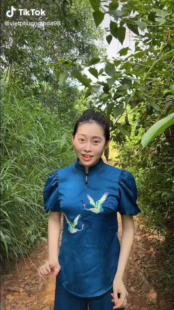 Tiktoker Việt Phương Thoa đú trend hóa cô dâu, netizen đồng loạt réo tên Chí Thành vào vai chú rể - ảnh 4