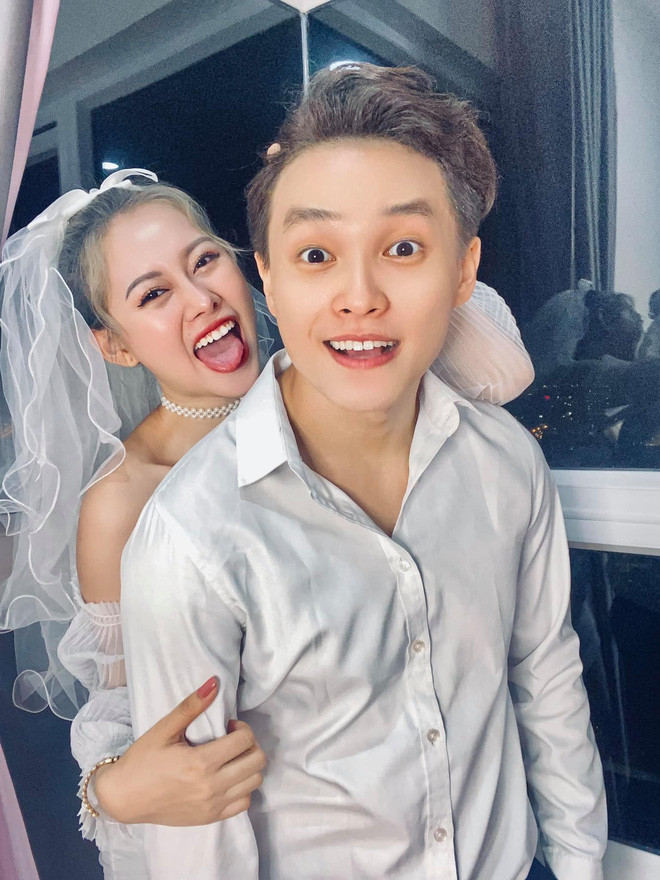Tiktoker Việt Phương Thoa đú trend hóa cô dâu, netizen đồng loạt réo tên Chí Thành vào vai chú rể - ảnh 8