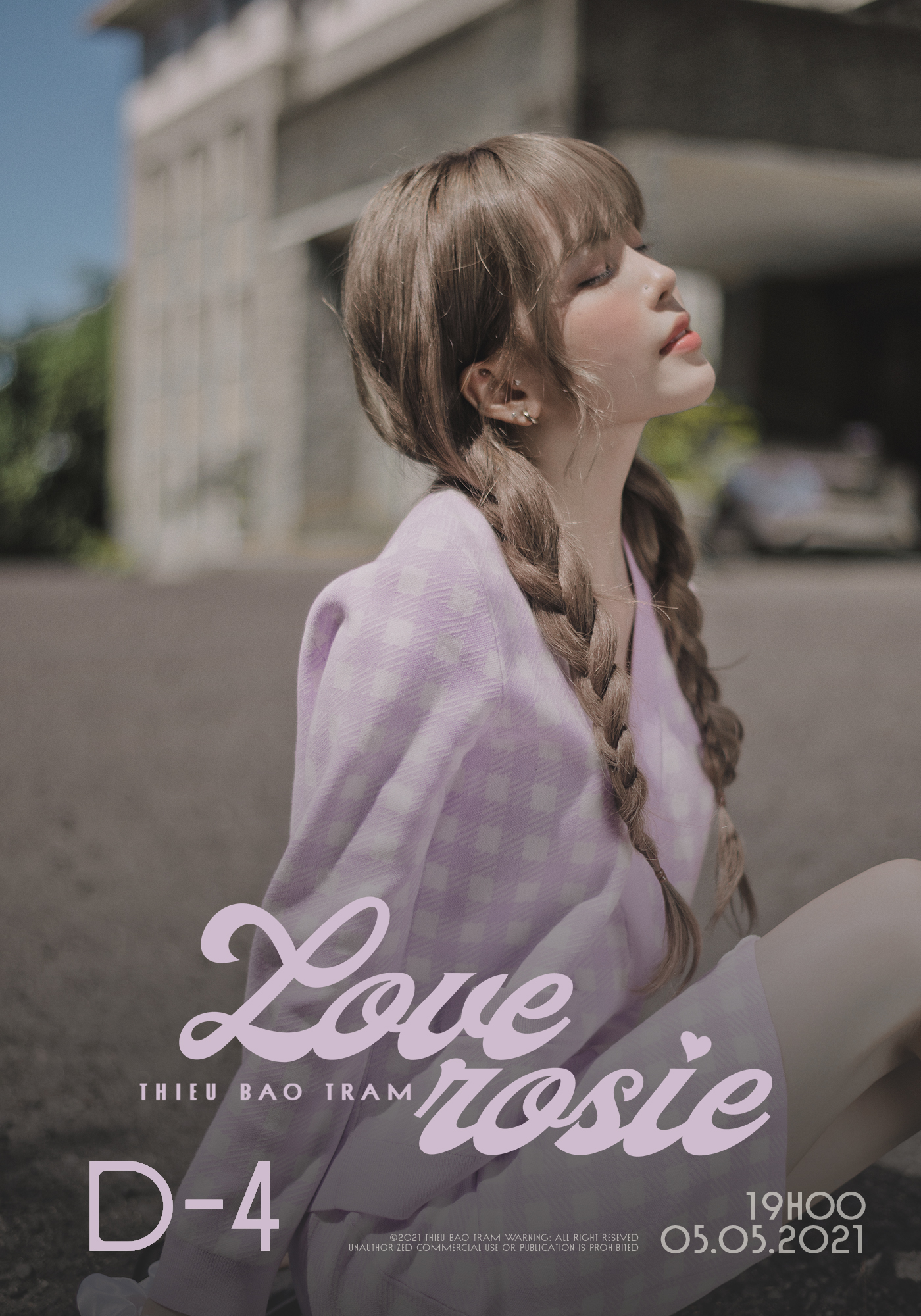 Thiều Bảo Trâm “tình bể bình” cùng bạn diễn Hải Nam trong poster teaser MV chính thức của “Love Rosie” - ảnh 4