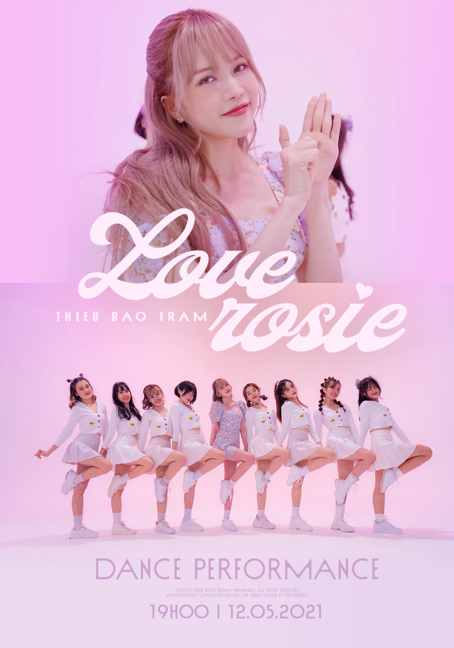 Không bỏ quên sở trường vũ đạo, Thiều Bảo Trâm tiếp tục quảng bá Love Rosie bằng phiên bản vũ điệu tỏ tình
