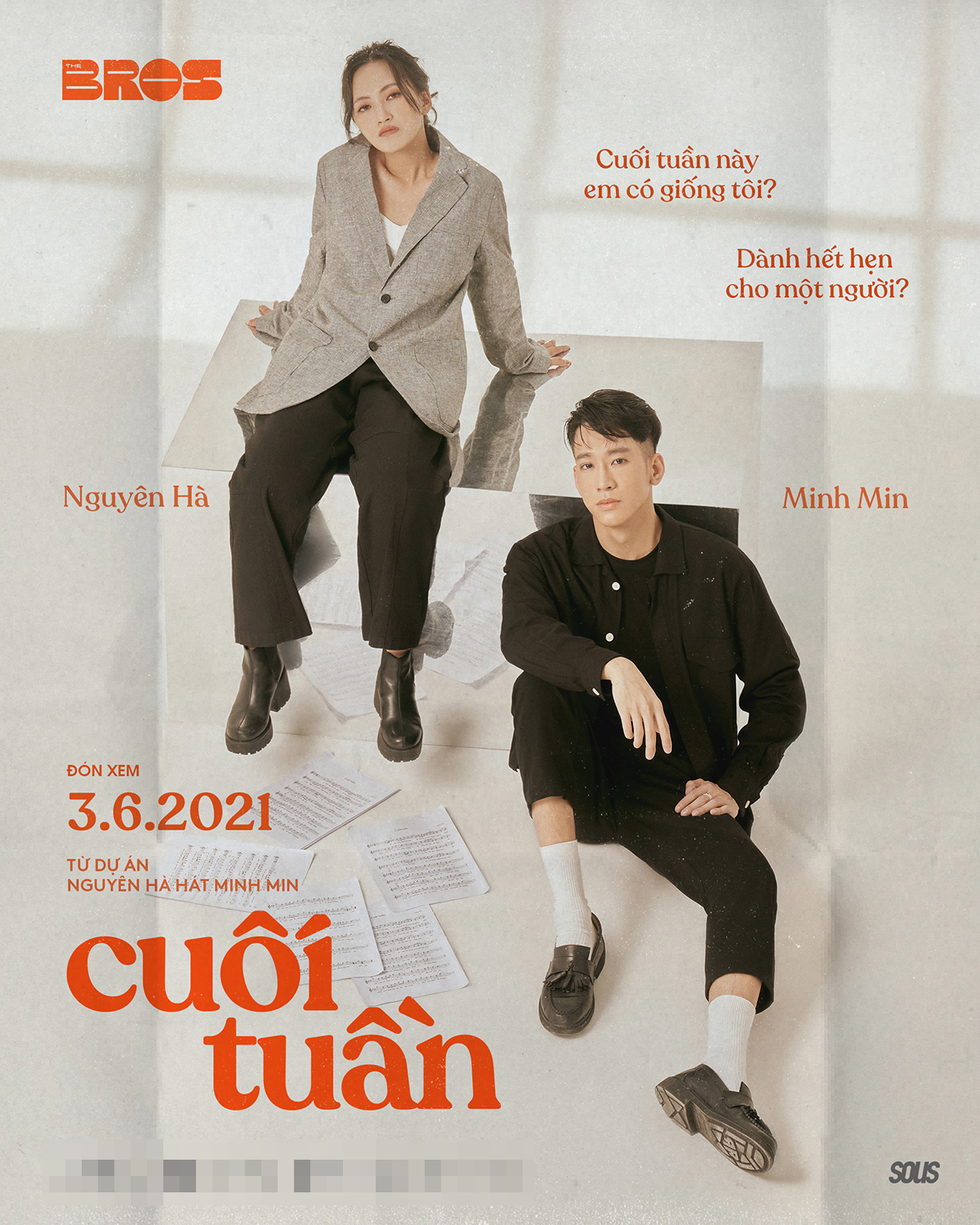 Nguyên Hà - Minh Min tung poster trở lại với MV 'Cuối Tuần', Mẫn Tiên hẹn hò “bạn nam giấu mặt'? - ảnh 2