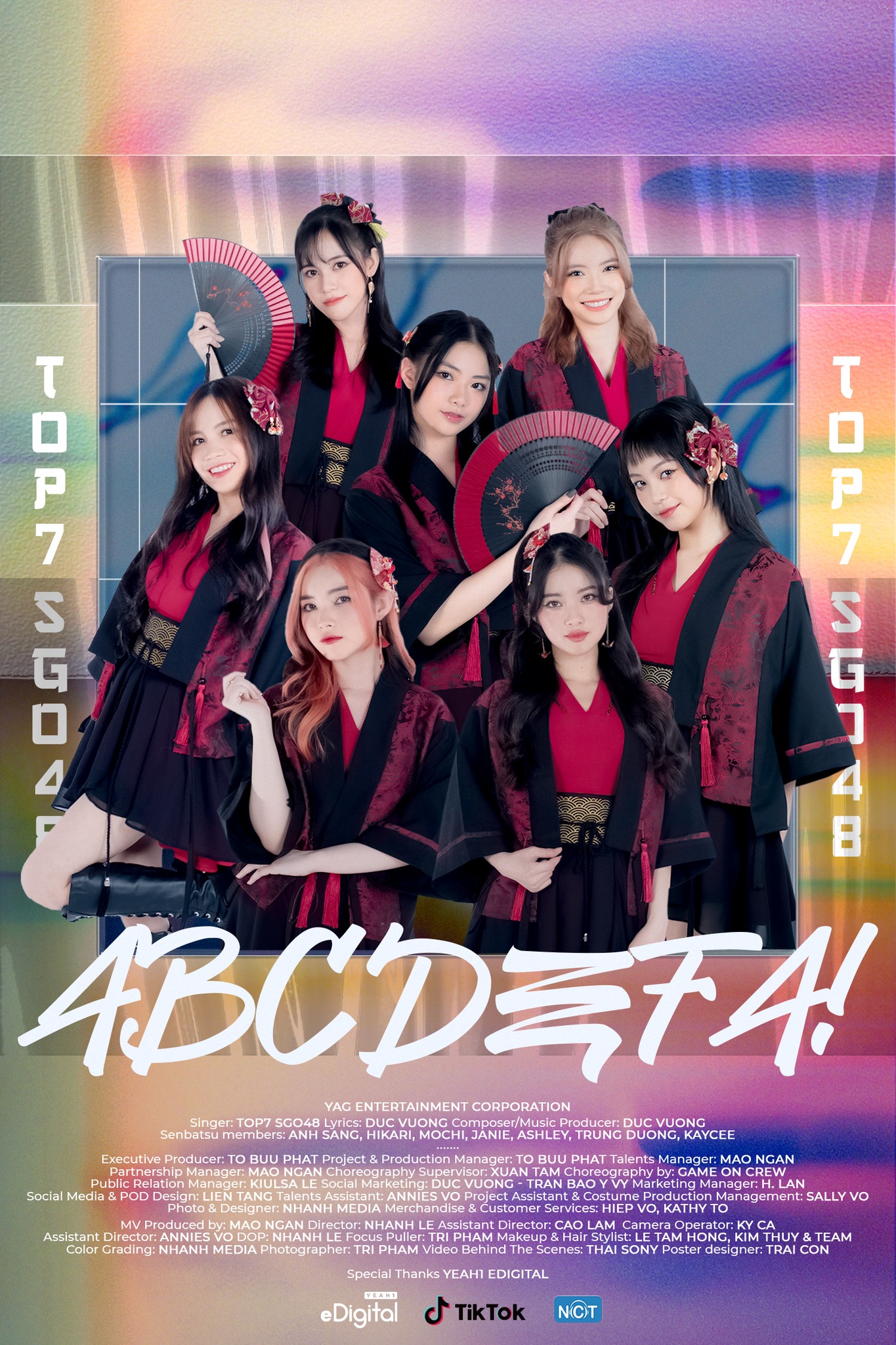  MV 'ABCDEFA' của 7 thành viên SGO48 vừa ra mắt 