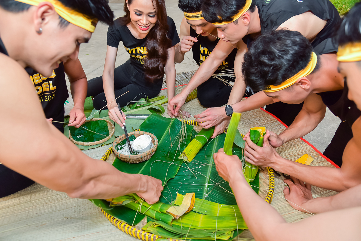 Thí sinh Vietnam Fitness Model 2021 cuồn cuộn cơ bắp… gói bánh Tét Thí sinh Vietnam Fitness Model 2021 cuồn cuộn cơ bắp… gói bánh Tét - ảnh 12