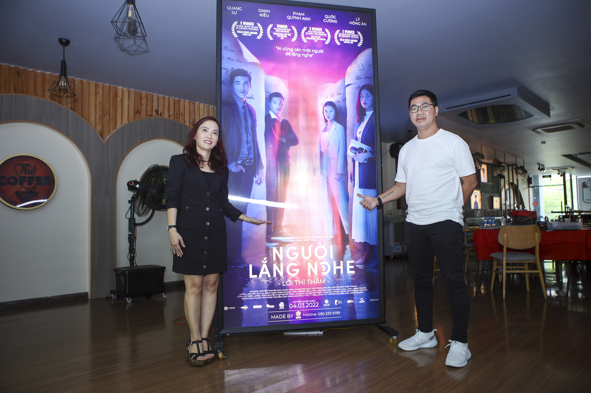 Quang Sự, Phạm Quỳnh Anh hào hứng khi thấy tạo hình ghê rợn của mình trên poster 3D phim “Người lắng nghe – Lời thì thầm” Quang Sự, Phạm Quỳnh Anh hào hứng khi thấy tạo hình ghê rợn của mình trên poster 3D phim “Người lắng nghe – Lời thì thầm” - ảnh 4