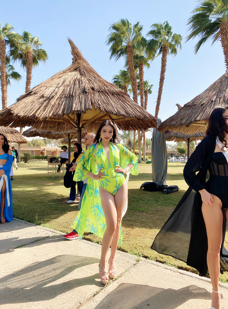Trần Hoài Phương lọt Top 10 Trang phục biển tại Miss Eco International 2022 - ảnh 2