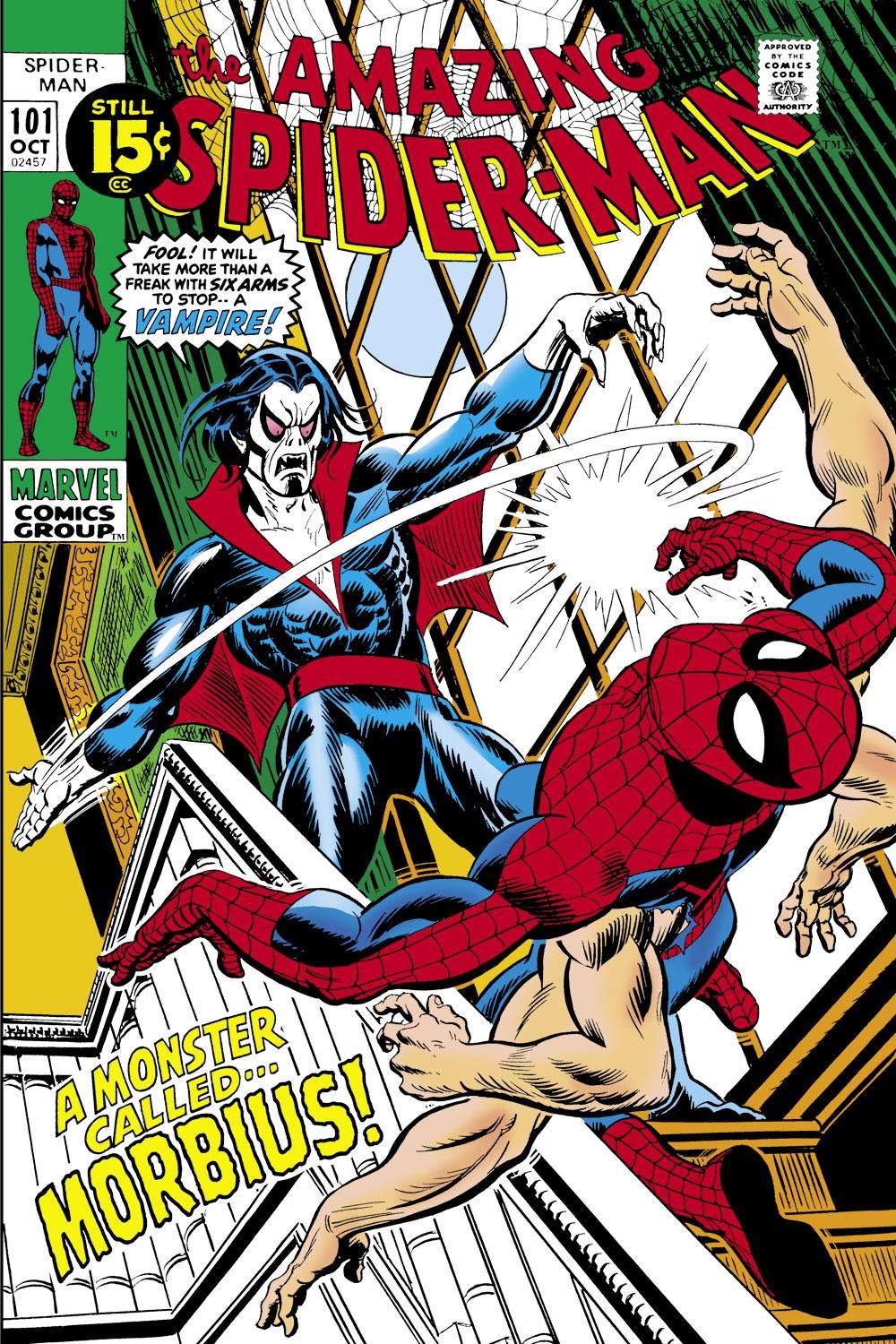 Morbius có mối thù kéo dài nhiều năm với Spider-Man.