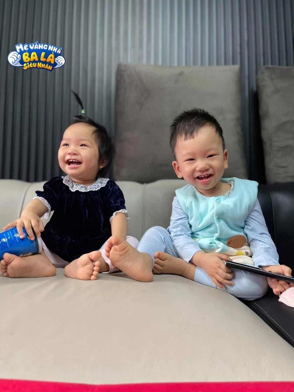 Khắc Việt cùng 2 bé sinh đôi là khách mời đầu tiên tham gia thử thách 48 giờ vắng mẹ