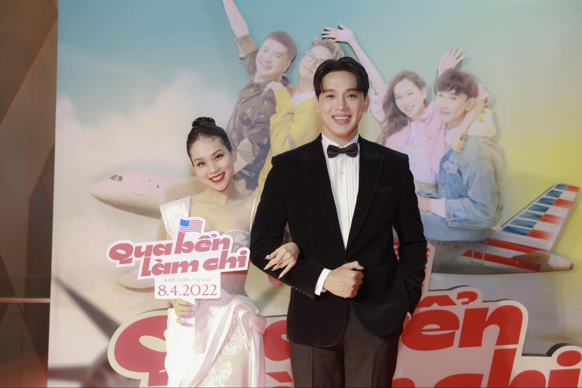 Thuận Nguyễn sánh đôi 'bạn gái màn ảnh' mới, dàn sao xuất ủng hộ phim điện ảnh 'Qua bển làm chi' - ảnh 5