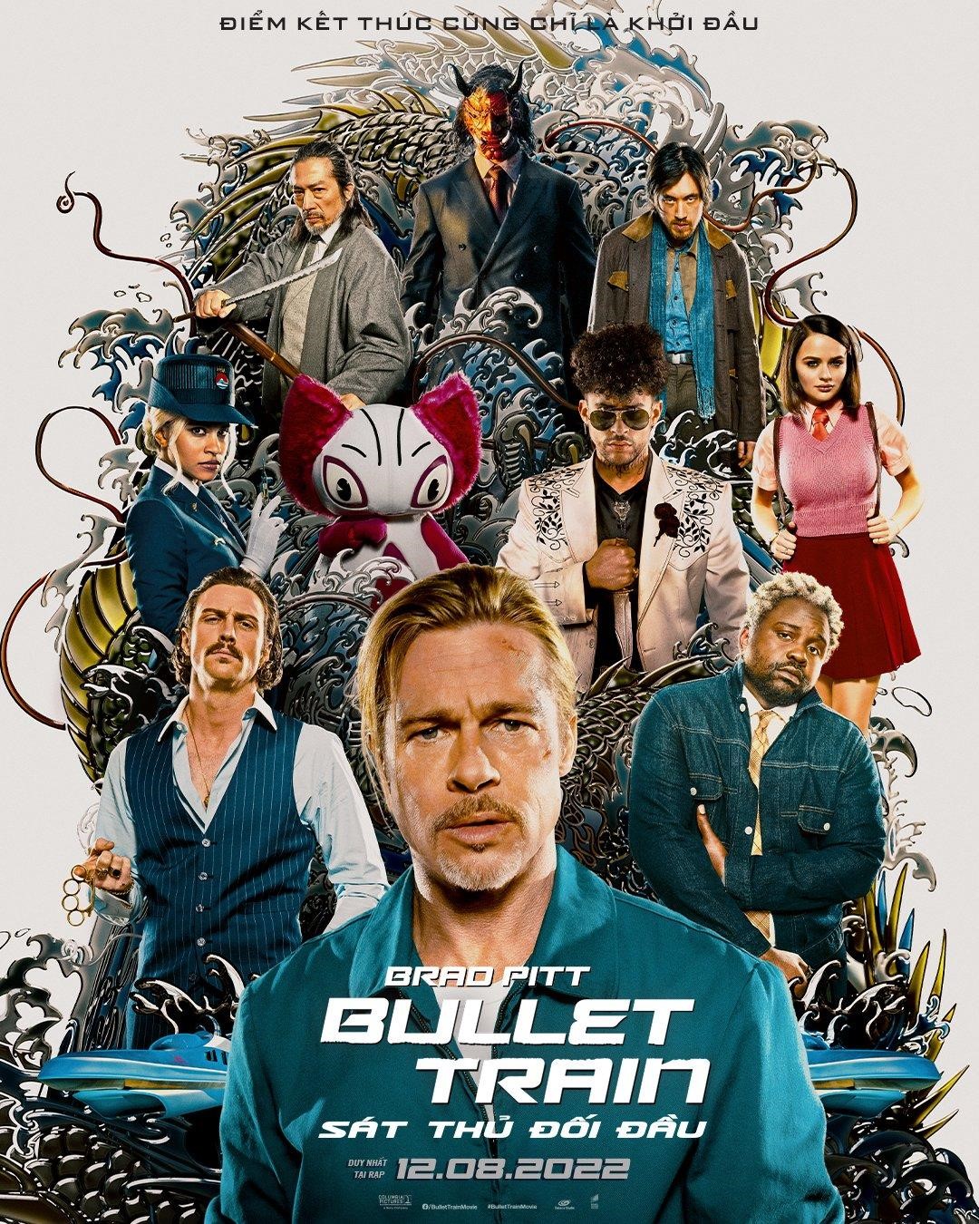 Phim “Bullet Train” chính thức khới chiếu từ 12.08.2022