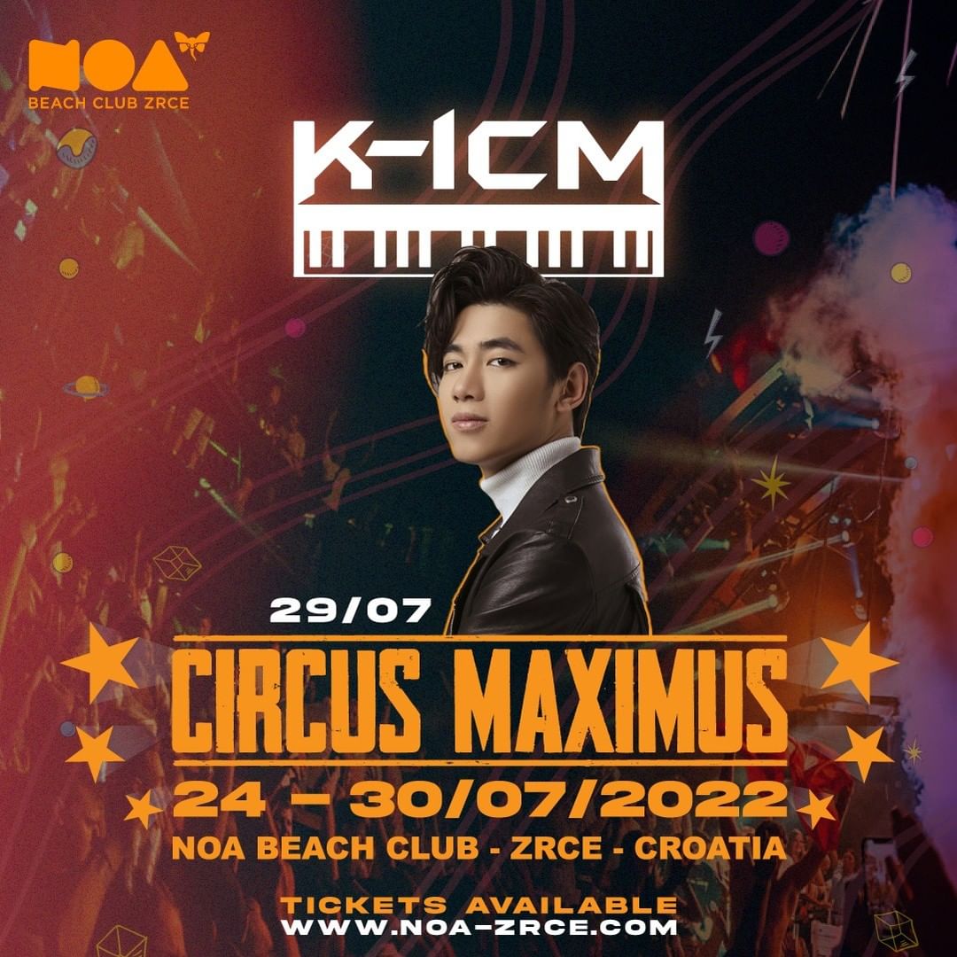 Noa Beach Club đăng tải hình K-ICM trên các trang mạng xã hội
