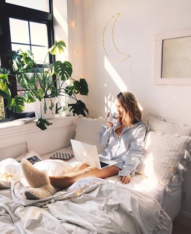 “Tuyệt chiêu” để có một chiếc giường ngủ đẹp như trên Pinterest