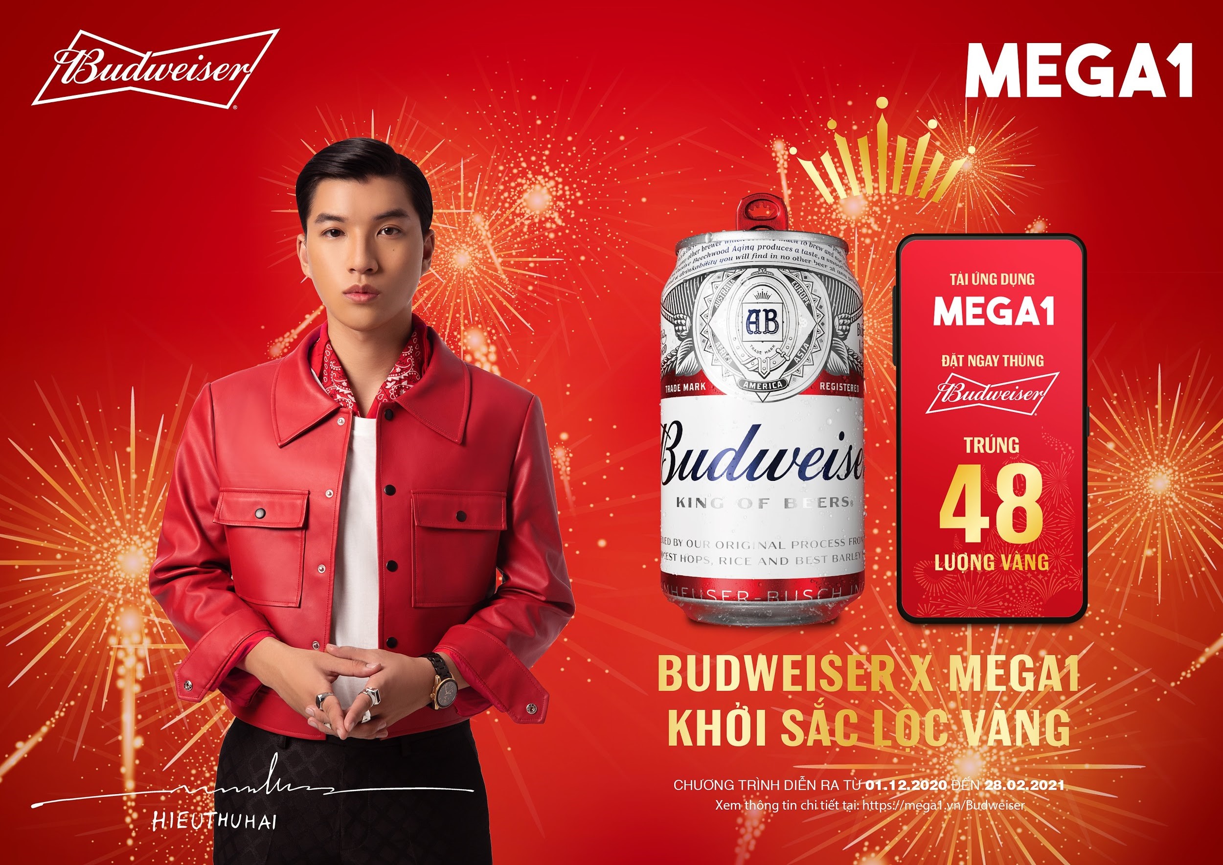 Khởi sắc lộc vàng - Cú “bắt tay” chiến lược của 2 ông lớn Budweiser và Mega1