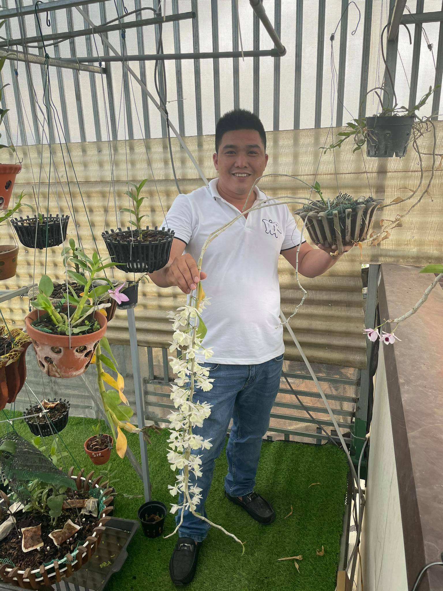 Khởi nghiệp nhiều gian nan, Lê Văn Nam sở hữu vườn lan đáng mơ ước