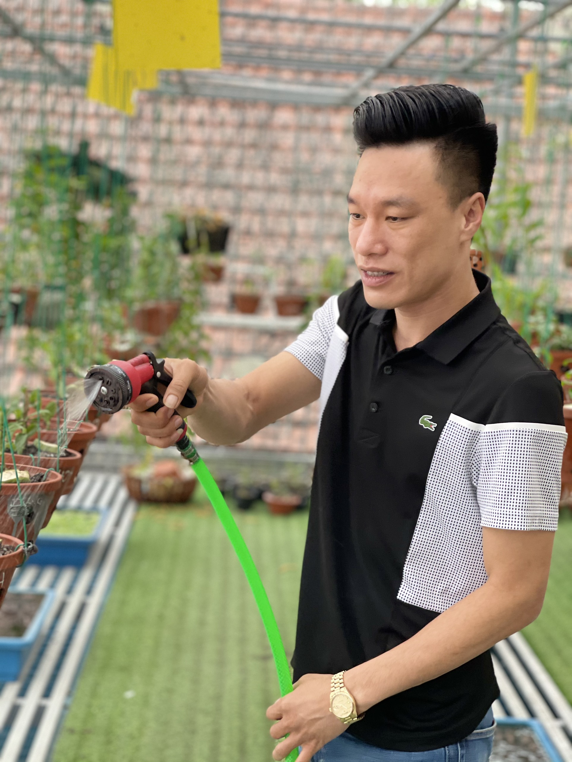 Hé lộ vườn lan giá trị cao của thầy giáo trẻ Vũ Hoàng Giang