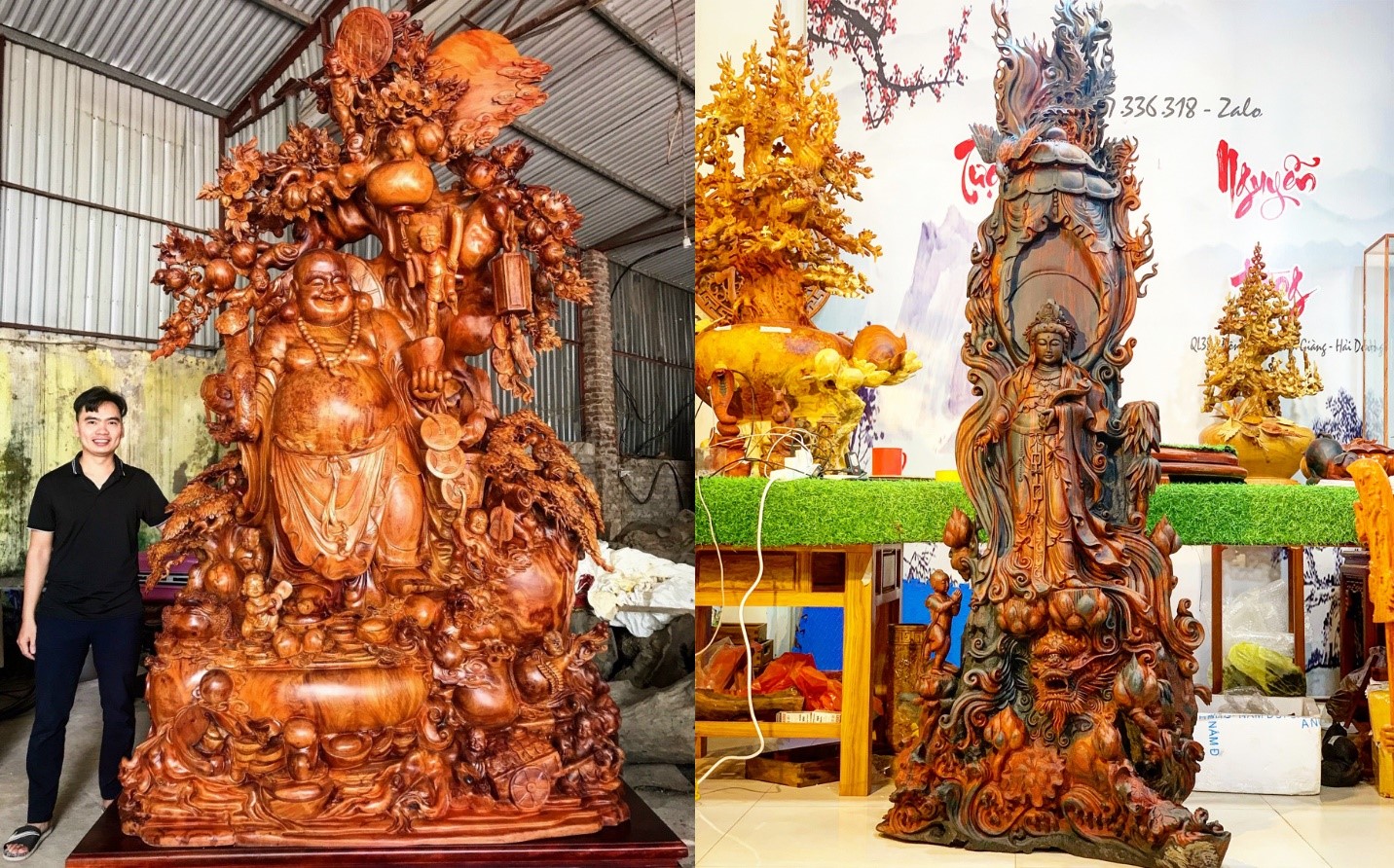Tượng gỗ Nguyễn Hồng - Đơn vị sản xuất tượng gỗ hàng đầu trên thị trường
