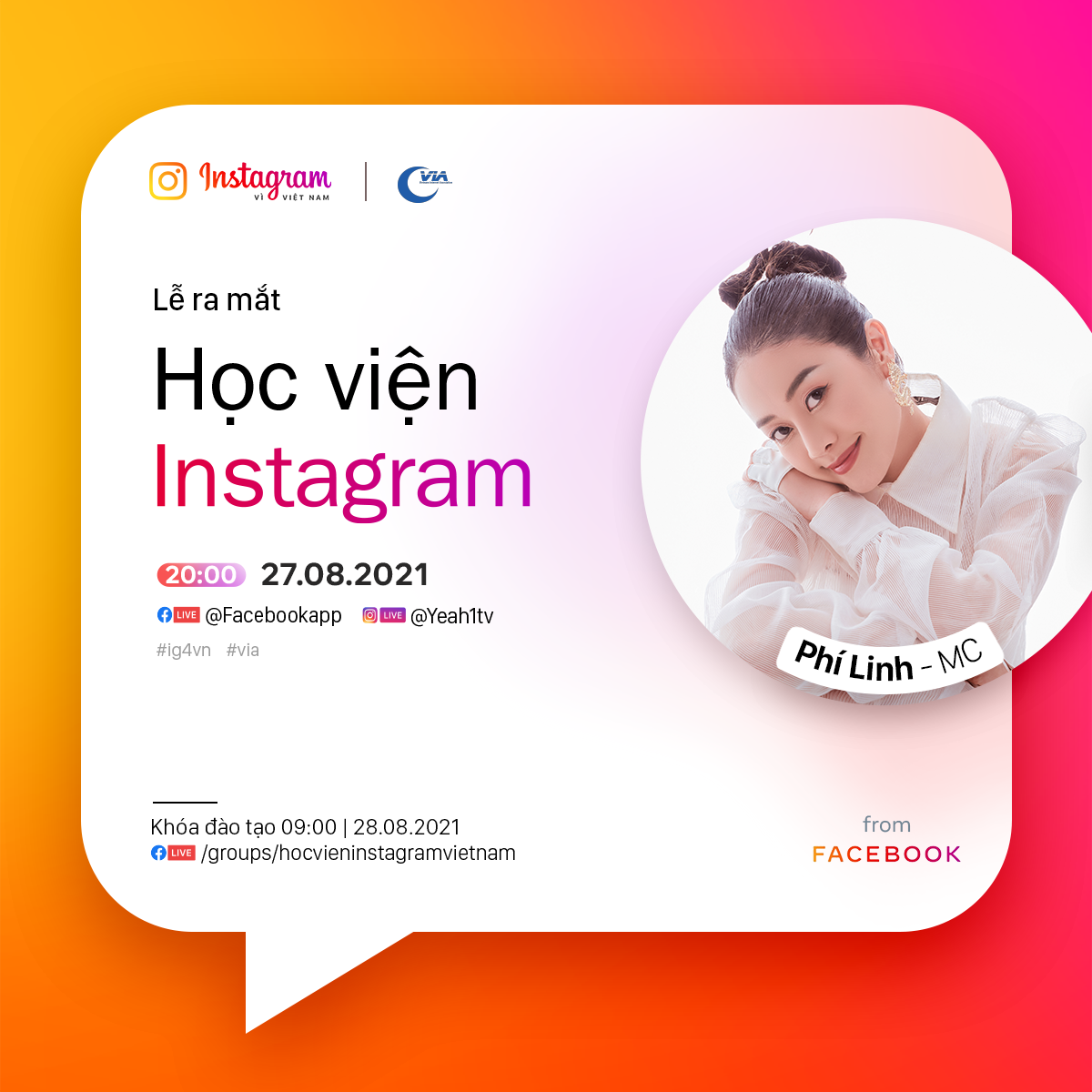 Châu Bùi là Gương mặt tiêu biểu trong chương trình “Học viện Instagram