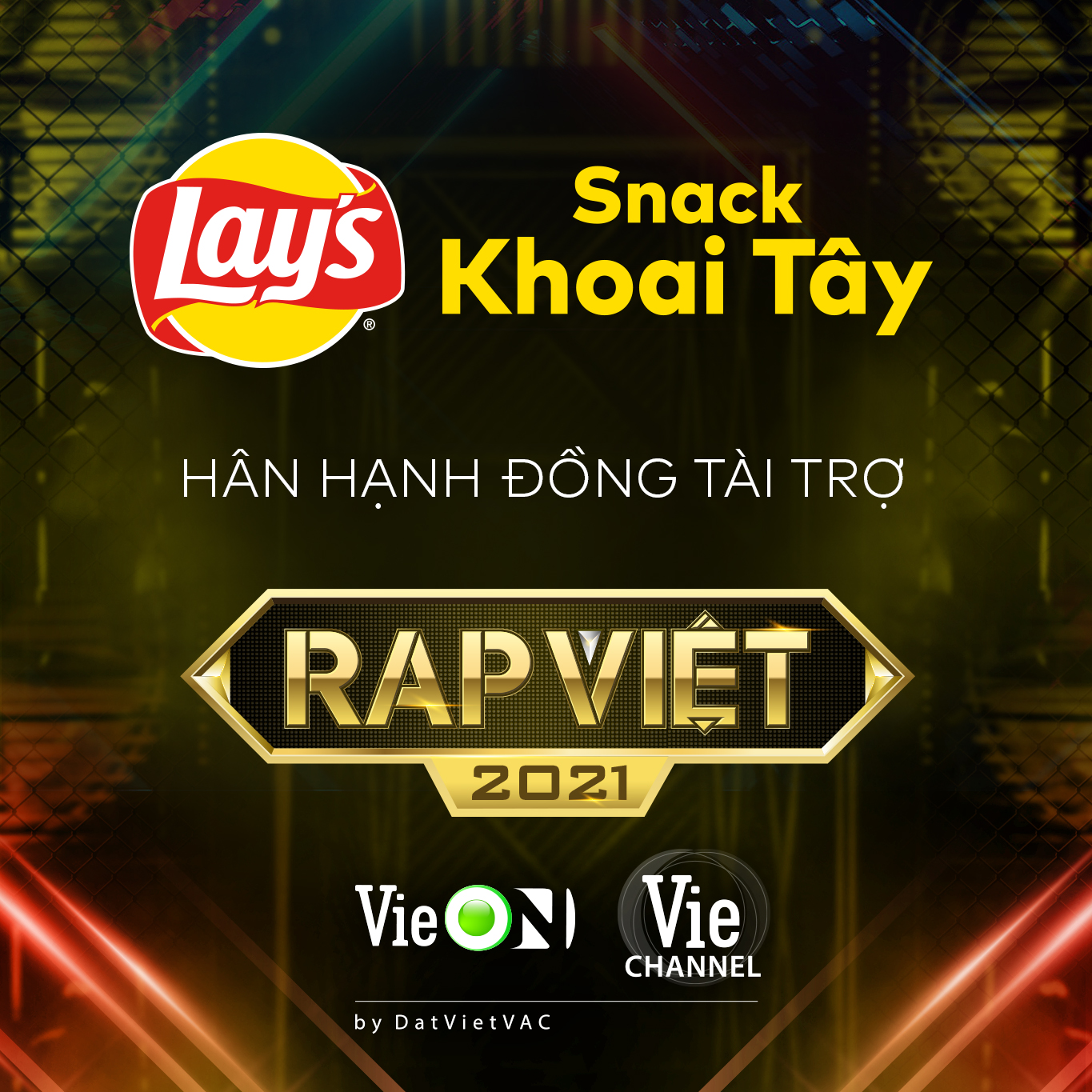 Thương hiệu Snack Khoai Tây Lay's Việt Nam chính thức trở thành Nhà Đồng Tài Trợ cuộc thi Rap Việt mùa 02 - ảnh 1