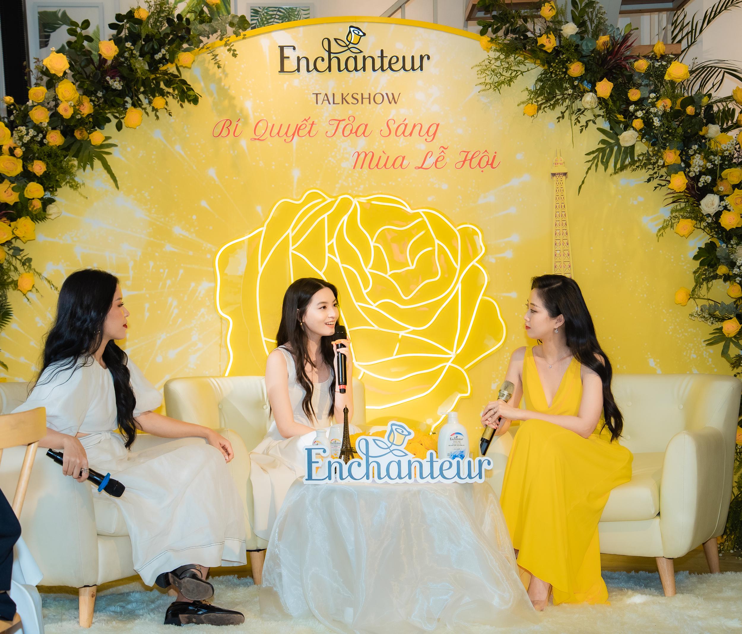 Thảo Tâm, An Phương, Liêu Hà Trinh cùng nhau trò chuyện về bí quyết tỏa sáng mùa lễ hội với Enchanteur - ảnh 6