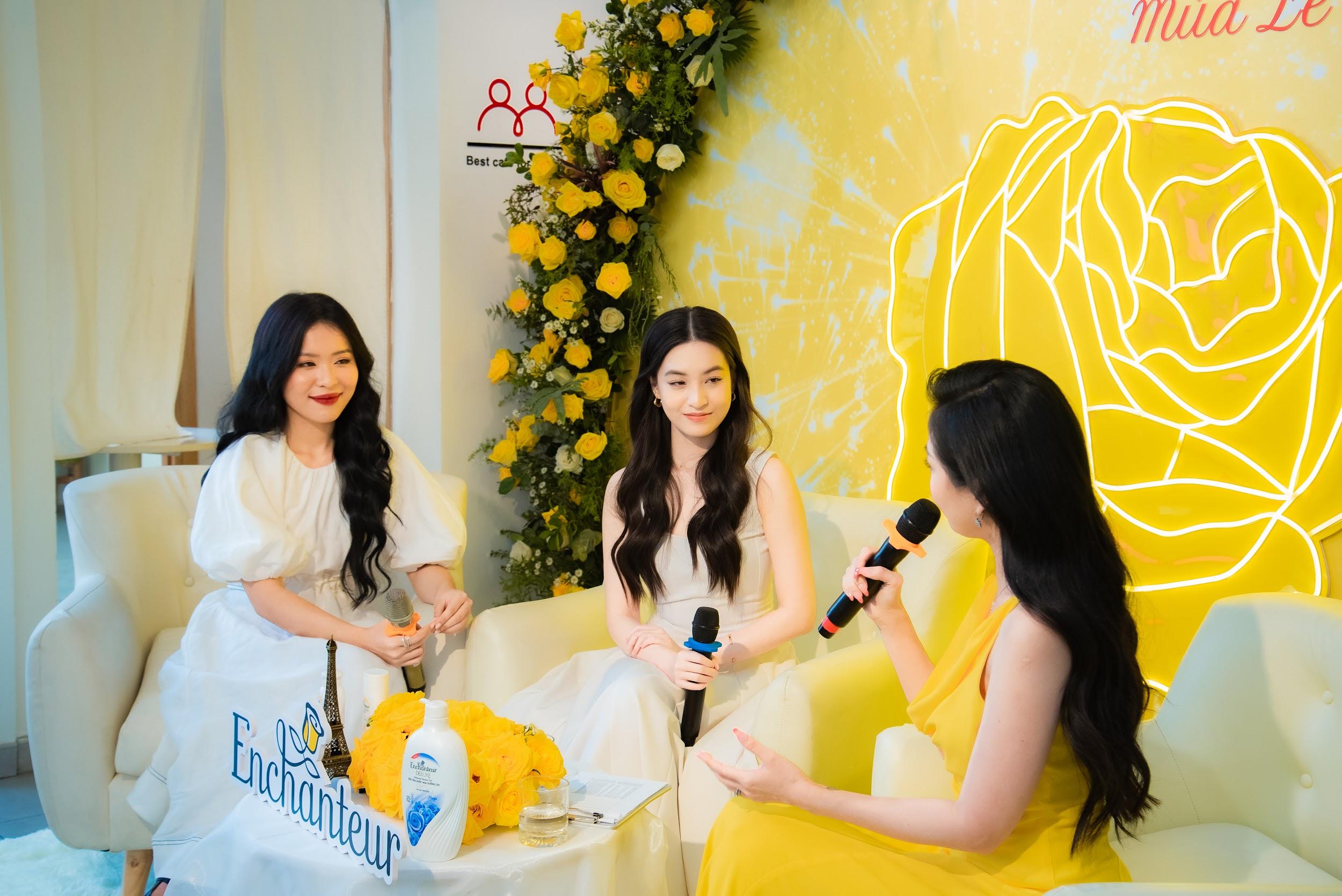 Thảo Tâm, An Phương, Liêu Hà Trinh cùng nhau trò chuyện về bí quyết tỏa sáng mùa lễ hội với Enchanteur - ảnh 3