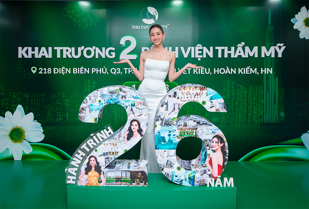 Dàn Hoa Hậu, Á hậu Việt khoe sắc trong tuần lễ khai trương 2  bệnh viện thẩm mỹ Thu Cúc