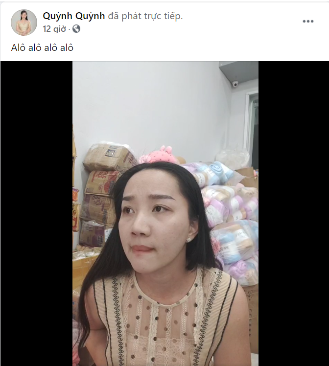 Vợ Lê Dương Bảo Lâm trở lại livestream sau khi bị phạt vài chục triệu vì bán hàng giả