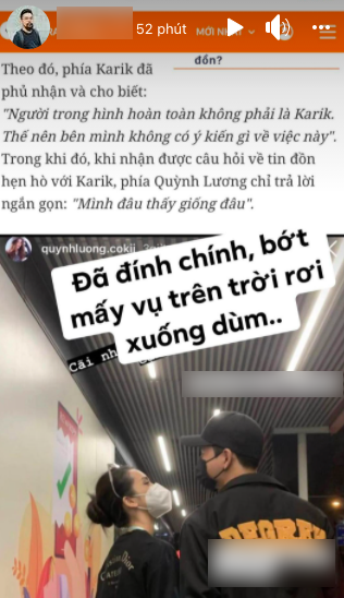 Quản lý Karik lên tiếng về tin đồn nam rapper hẹn hò với hot mom Quỳnh Lương - ảnh 3